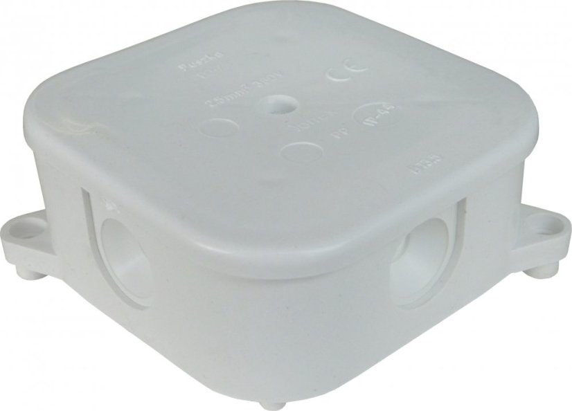 Přístrojová krabice pro povrchovou montáž hermetická 72x27 IP44 se spojkou