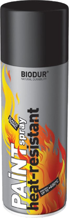 Barva na vysoké teploty ve spreji černá 400ml 600°C