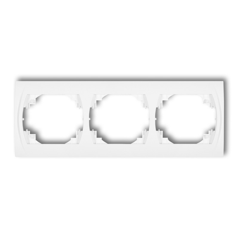 KARLIK Rámeček na zásuvku trojitý metalik zlatý