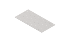 PP12 / PP23 Destička perforovaná 100x200x2mm tesařská spojka děrovaná pozinkovaná CE