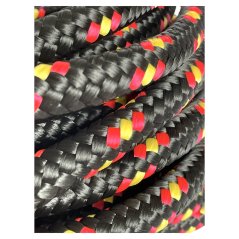 PPF 16 Polypropylenové lano pletené s jádrem - průměr 16mm, 20 metrů černé