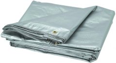 Zakrývací plachta stříbrná 2x3m 130g/m2