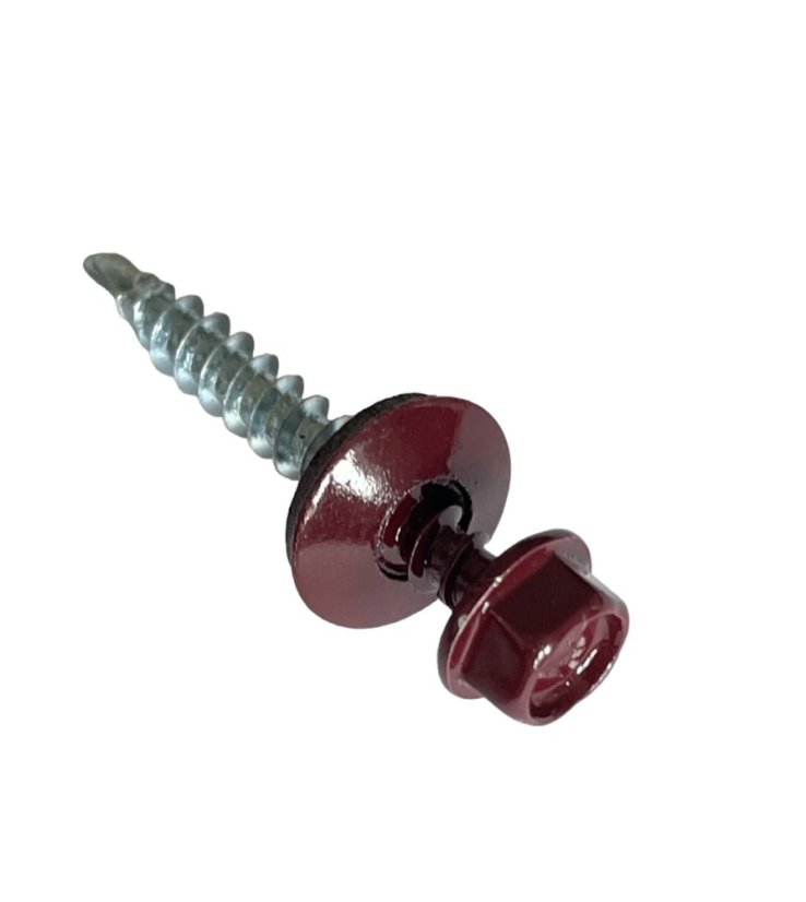 Vrut farmářský samovrtný s podložkou 4,8x35 třešeň 3011 - 250ks