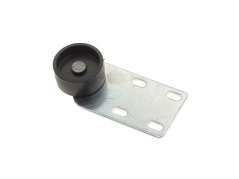 Rolka na płaskowniku 100mm / 40 mm plastik