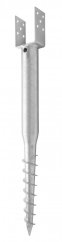 PSF70 Zemní vrut typ "U" 685x70x70x2.0 mm