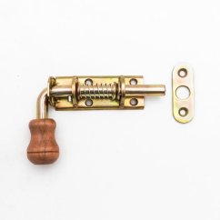 WSPU 100 Zástrč pružinová s dřev. koncovkou 100x30mm