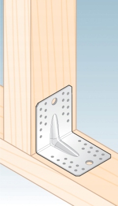 KPL 1 Stavební Úhelník tesařský s prolisem 90x90x65x2mm