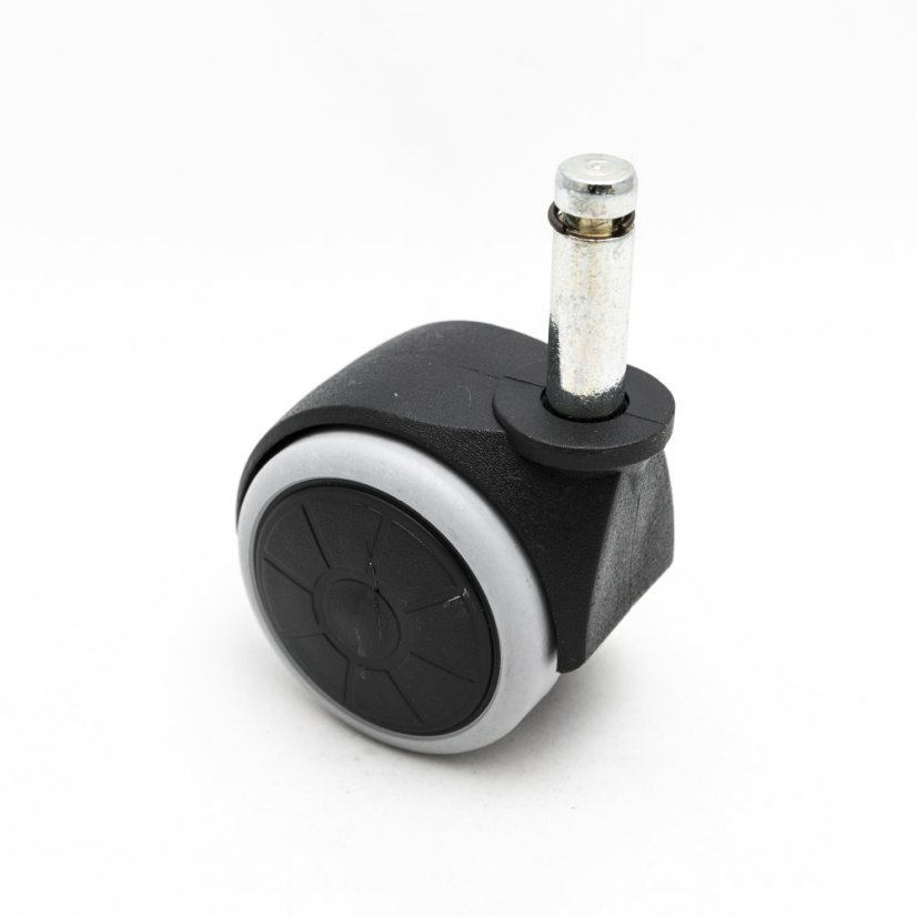 Kolečko otočné d50 s čepem d10, pogumované