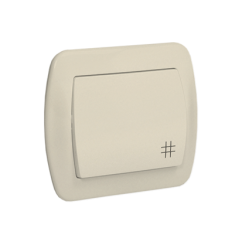 KONTAKT SIMON křížový vypínač stříbrný