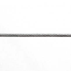 Ocelové lano poplastované 6x7+FC/EN12385-4/6mm