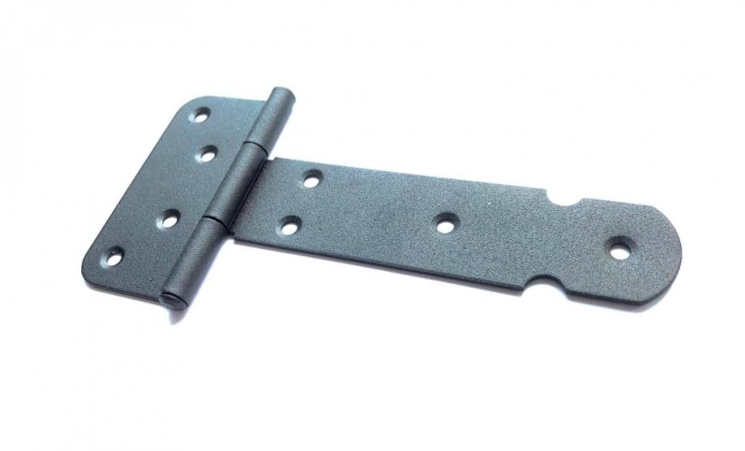 ZBF 125c Závěs brankový francouzský  125x40x80mm černý