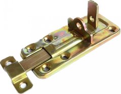 WZTW 100  Zasuwka tłoczona zamykana z ryglem prostym 100x40mm