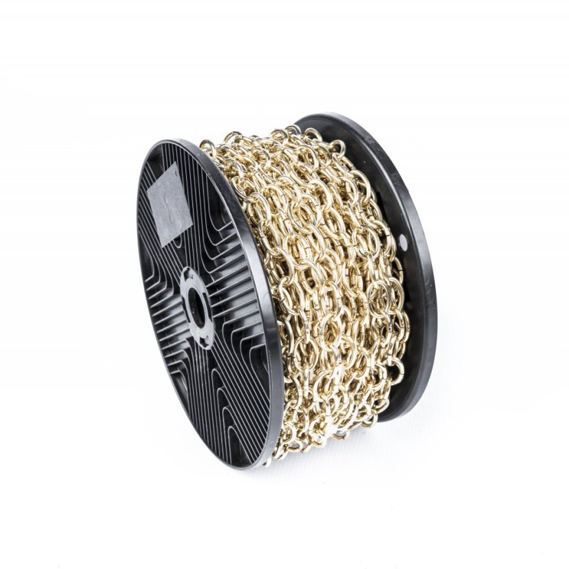 Řetěz oválný 2,8mm zlatý