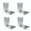 KPL 2 Stavební Úhelník tesařský s prolisem 105x105x90x2mm