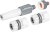 BRADAS Sada pro hadice WHITELINE 3/4" 4ks
