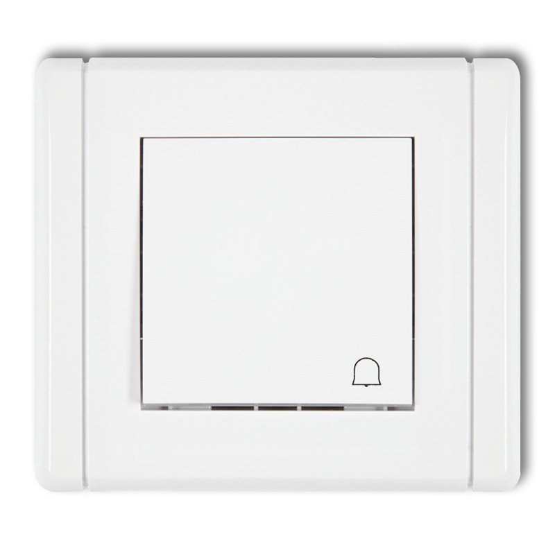 KARLIK zvonkový vypínač bílý