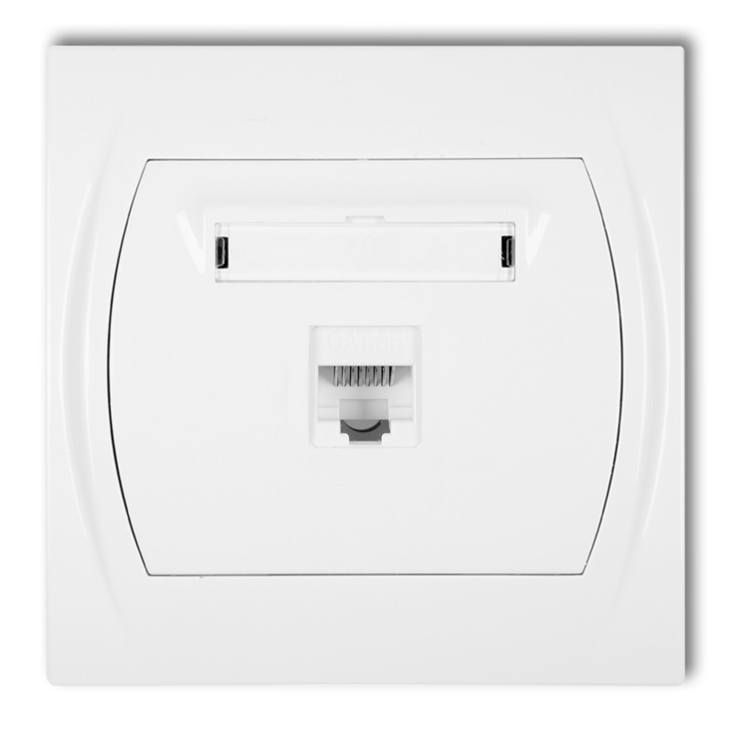 KARLIK Zásuvka počítačová jednoduchá 1xRJ45