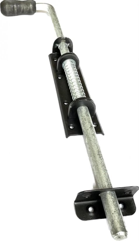 WSP 500c Zástrč pružinová s dřev. koncovkou 500x50mm černá