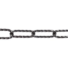 Łańcuch przędzony 3,5mm czarny