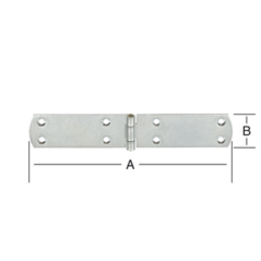 ZF 300 Zawias francuski 300x38x2,5mm