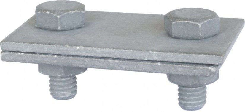 Podpěra vedení na střechy konektor 2xM8x20 55x35mm