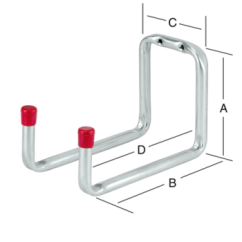 H2U 170 Hák dvojitý 170mm