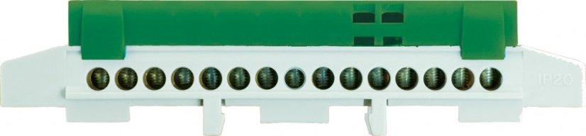 Ochranná svorkovnice IP20 zelená