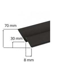 Ukončovací lišta pro nopové fólie 2m