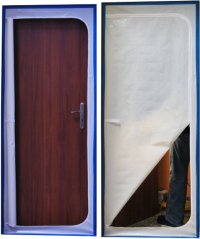 Ochranné dveře proti prachu 110x220 cm