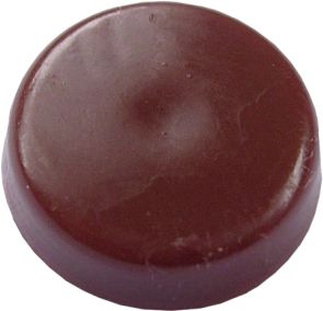 Ozdobná záslepka s čepičkou (pro vruty s x drážkou) černá - 100ks