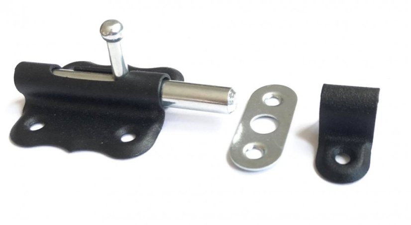 WO 40c Zástrč s kulatým jezdcem 40x35mm černý