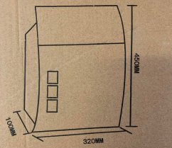 Poštovní schránka černá Enzo