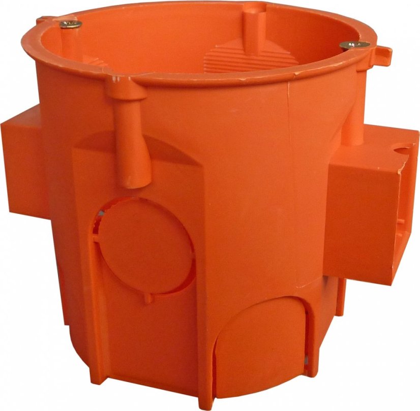 Přístrojová krabice pro povrchovou montáž 60mm oranžová