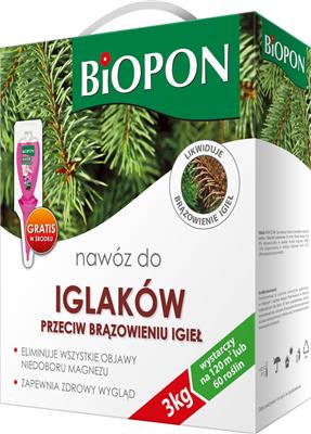 Hnojivo pro jehličnany proti hnědnutí 3 kg