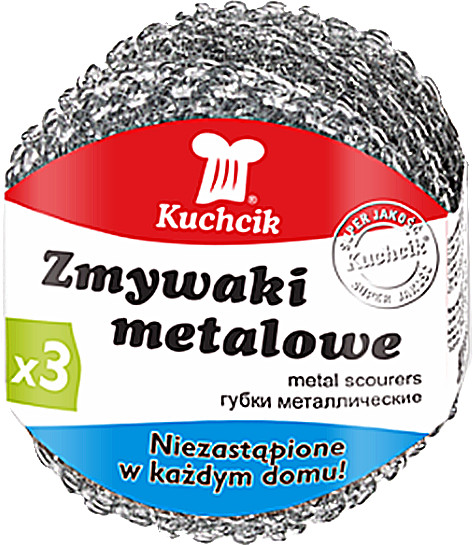 Drátěnka na nádobí kovová - 3ks