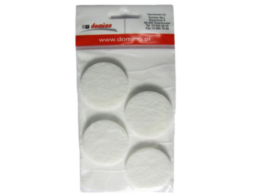 Filcová podložka d50 bílá - 4 ks