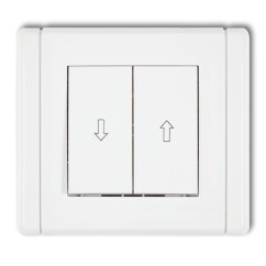 KARLIK roletový vypínač bílý