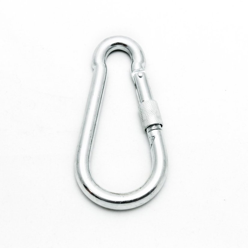 Karabina lanová s pojistkou DIN5299D 12mm