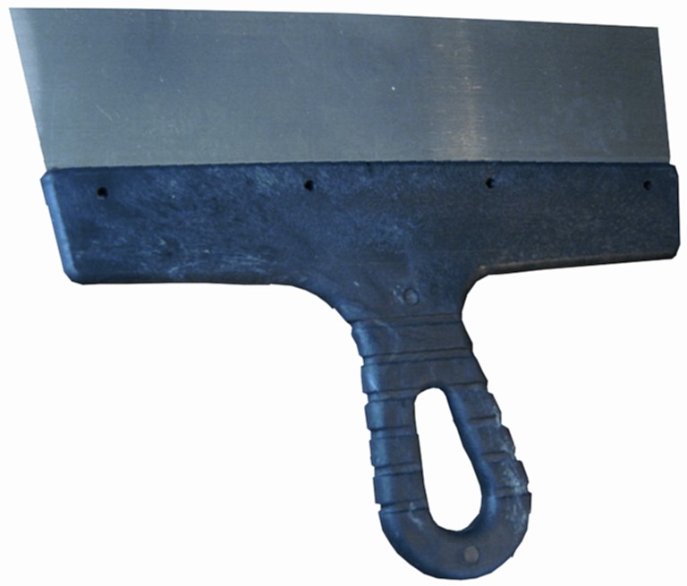 Nerezová špachtle s plastovou rukojetí pro roztírání sádry 15mm