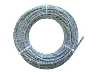 Ocelové lano DIN3055 6x7 3,0 mm - 25 metru
