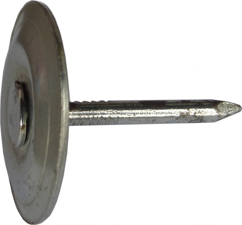 Hřebík s velkoplošnou lepenkovou podložkou pozink 3x30 - 5kg