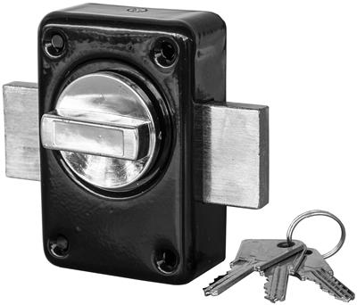 Zámek povrchový GAMA 2 černý