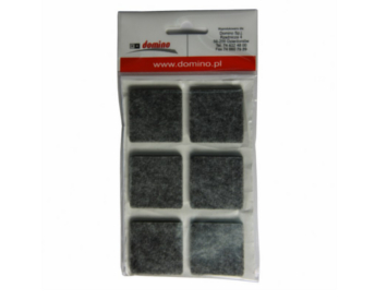 Filcová podložka 40x40 šedá - 6 ks