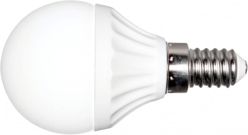 Žárovka LED kulatá E27 G45 4W  340 6K