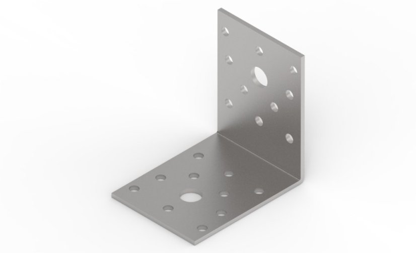 KL 2/ KL 8 Úhelník spojovací tesařský 70x70x55x2,5mm