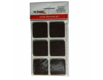 Filcová podložka 45x45 hnědá - 6 ks