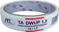 Dvoustranná lepící páska pěnová 19mm x 1,5m