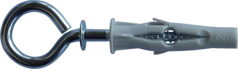 Hmoždinka universální lešenářská s okem nylonova 8/4,5x84 - 25ks