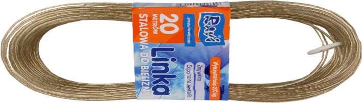 Šňůra na prádlo ocelové lanko 20m