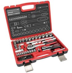 zestaw NARZĘDZI CrV 72szt.16x1/2, 10x1/4